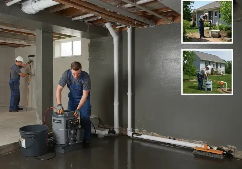 Basement Waterproofing and Flood Prevention process in Marion, IN